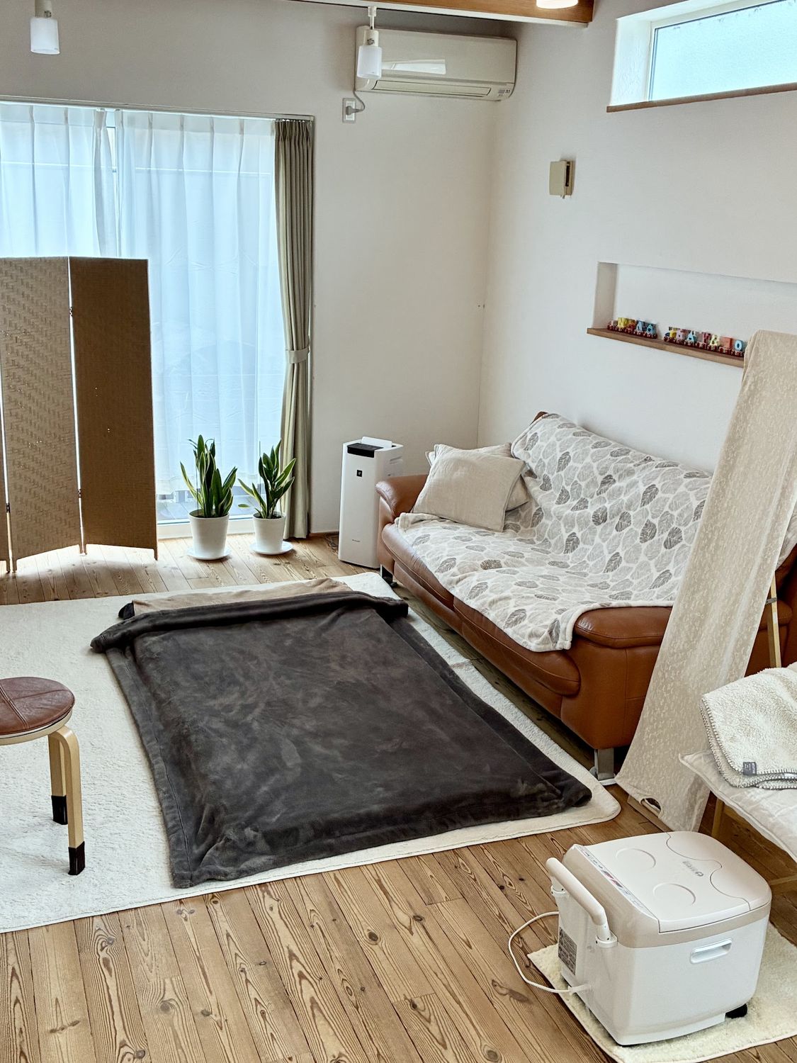 窓からの光が入るお部屋