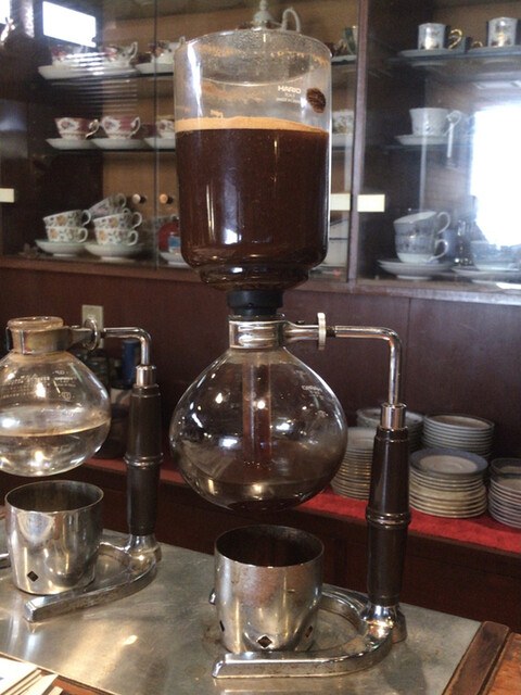 サイフォンでいれるコーヒー